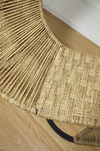 Vintage rope armchair, France 1980s