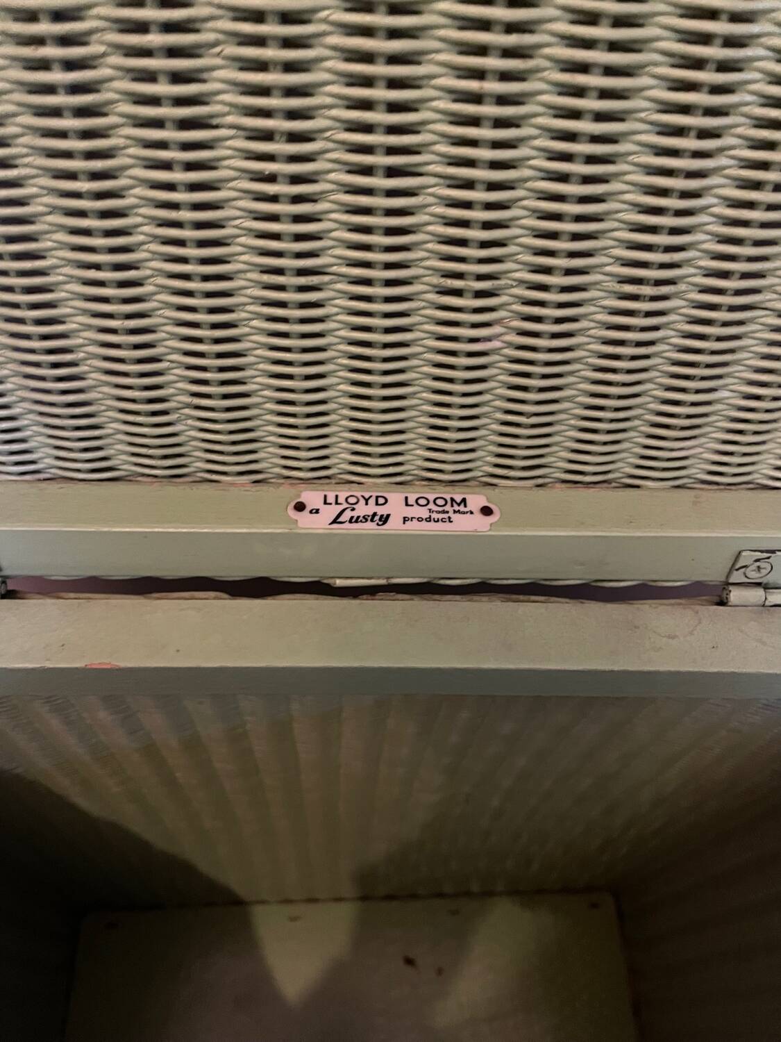 Lloyd Loom laundry basket