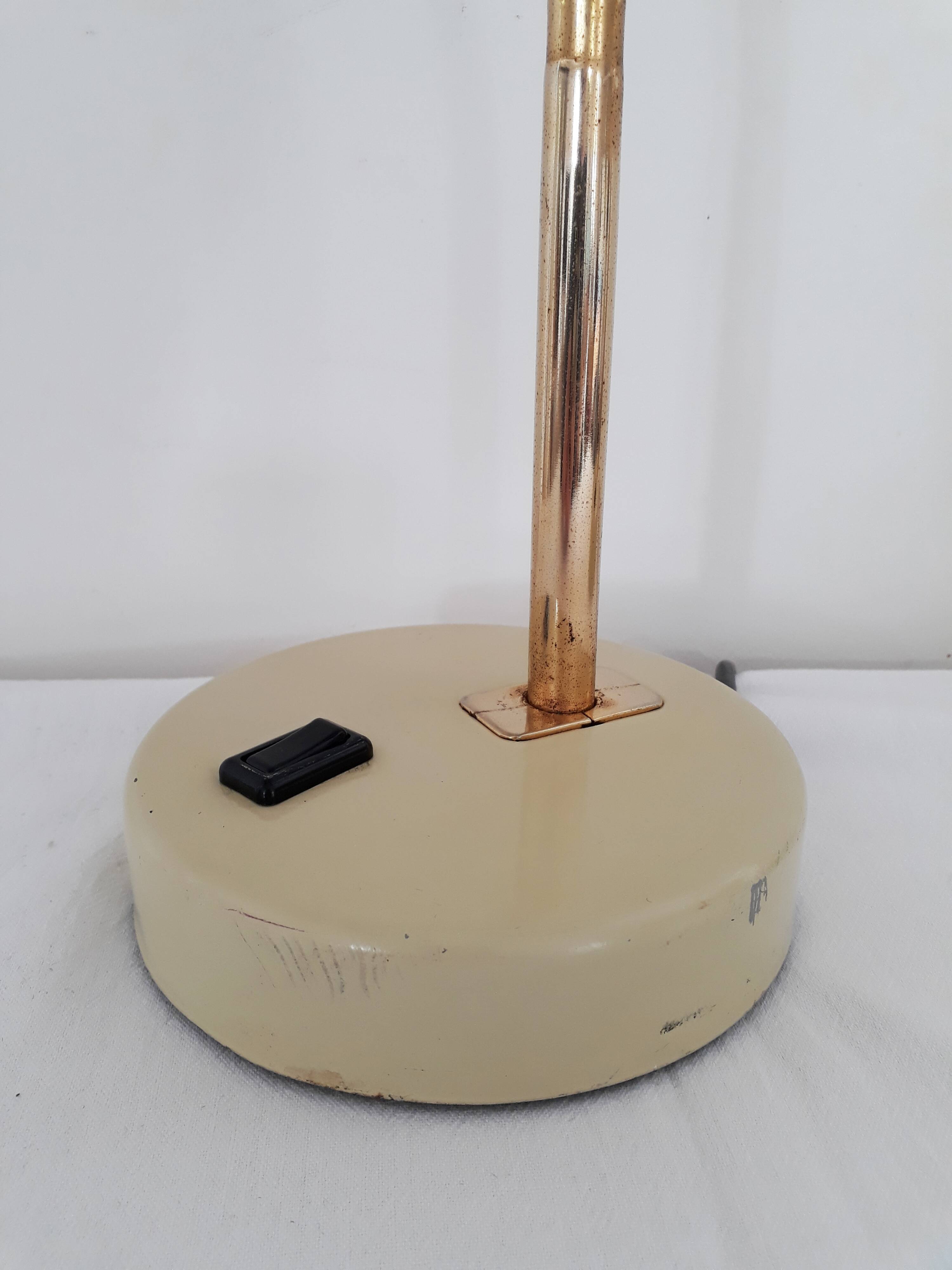 Paire de lampes de bureau vintage années 40 60