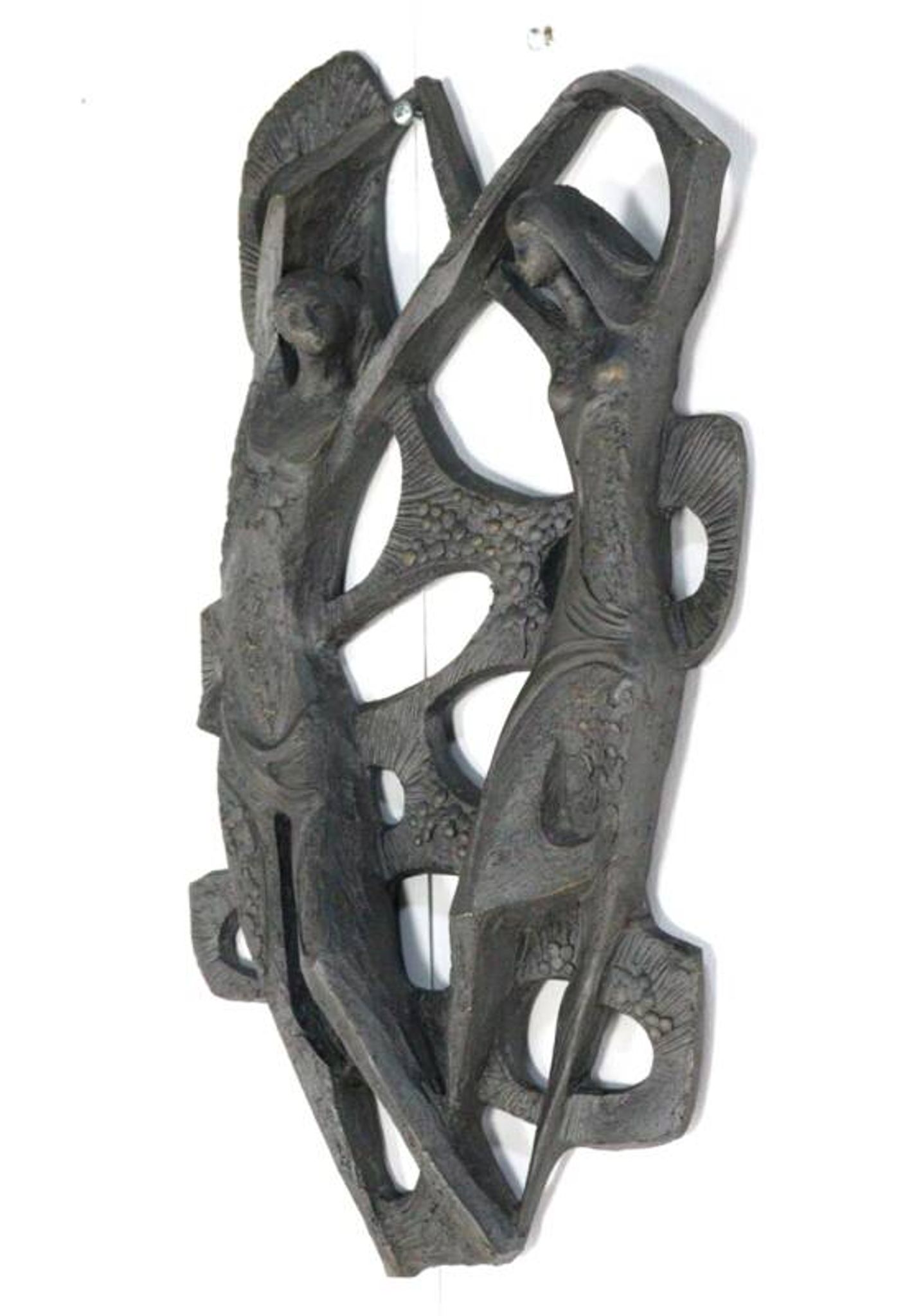 Brutalist Ars Munda resin wall decoration dancing couple