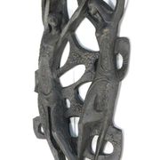 Brutalist Ars Munda resin wall decoration dancing couple