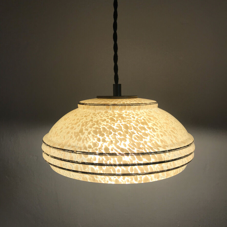 Clichy glass pendant lamp