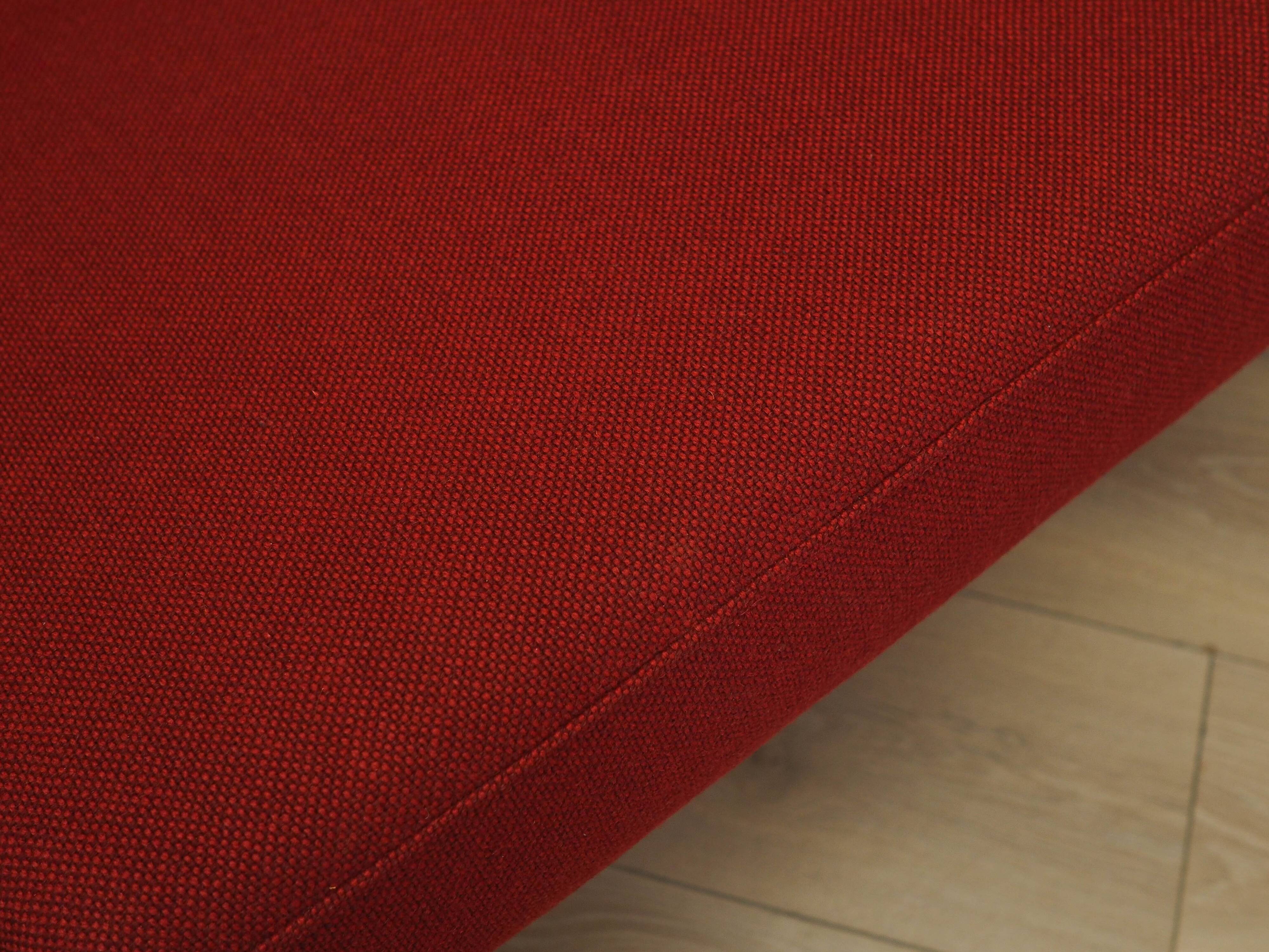 Red sofa CIGAR, Danish design, 1960s, Hans J. Wegner for Getama