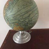World map globe Earth vintage
