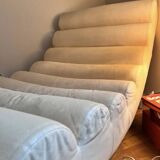 Vintage Scandinavian chaise longue Skaï softline 2000