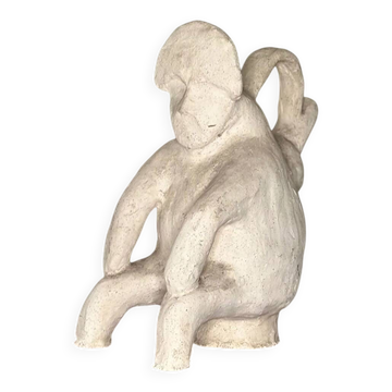 Anthropomorphic terracotta sculpture