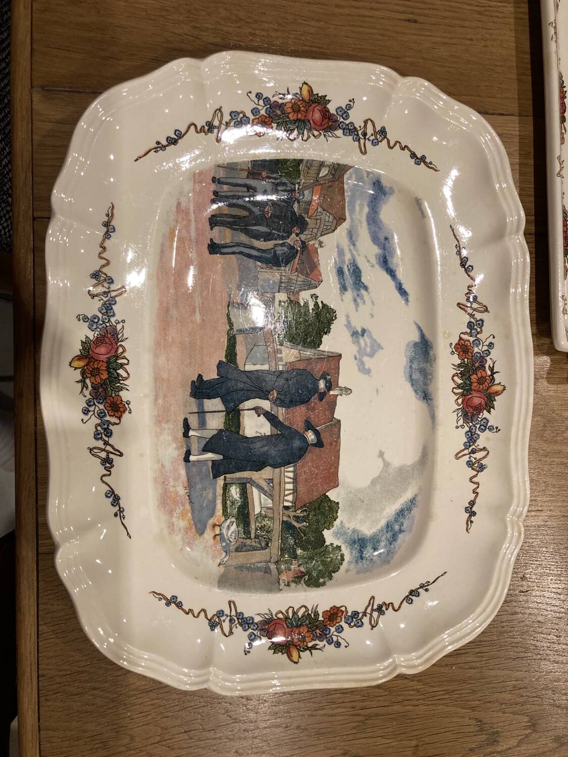 Plat à cake +ravier+plat rectangulaire obernai