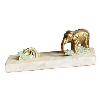 Photo holder elephant art deco