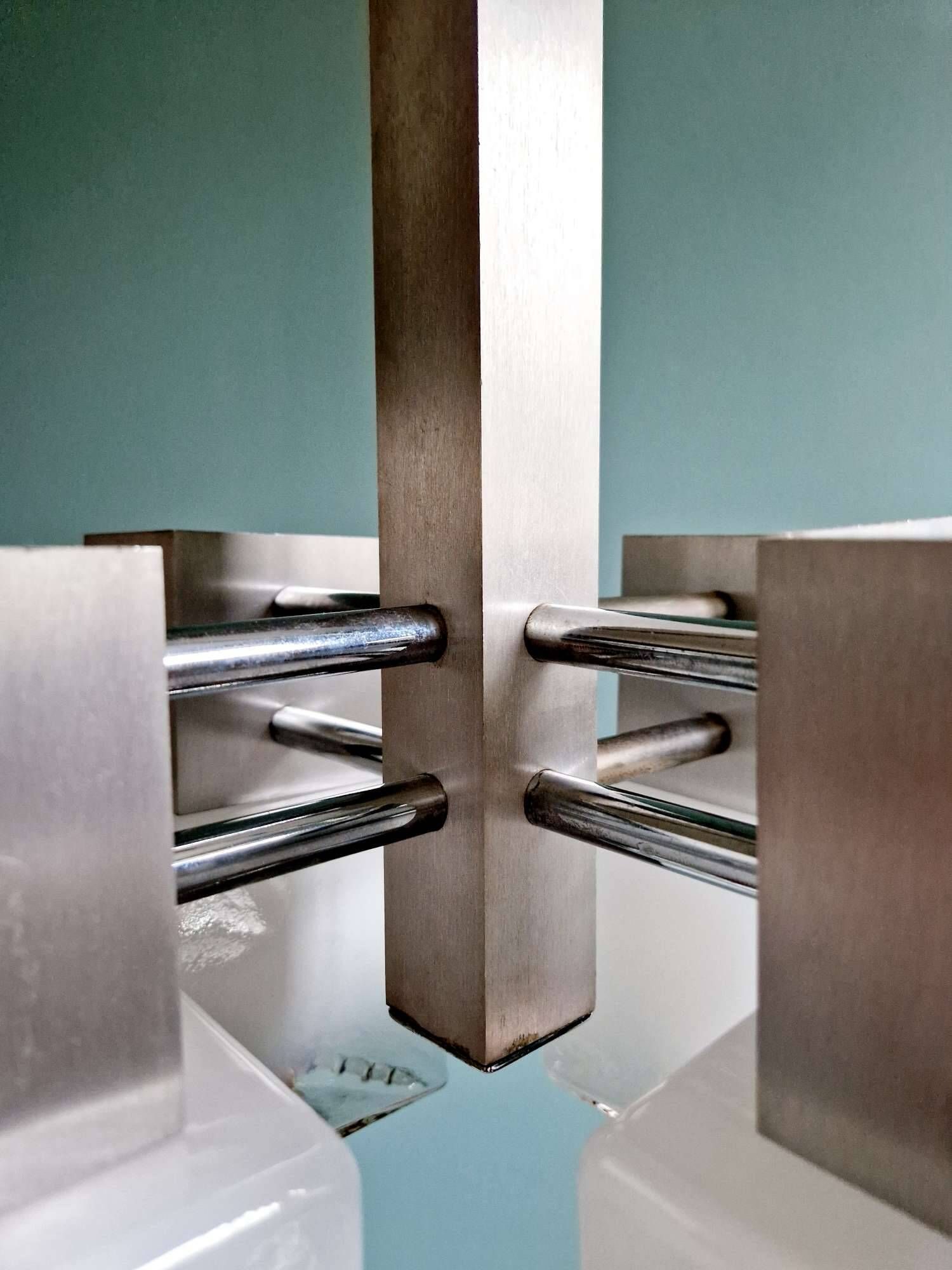 Lustre Mazzega cubique, style Space Age, 1970