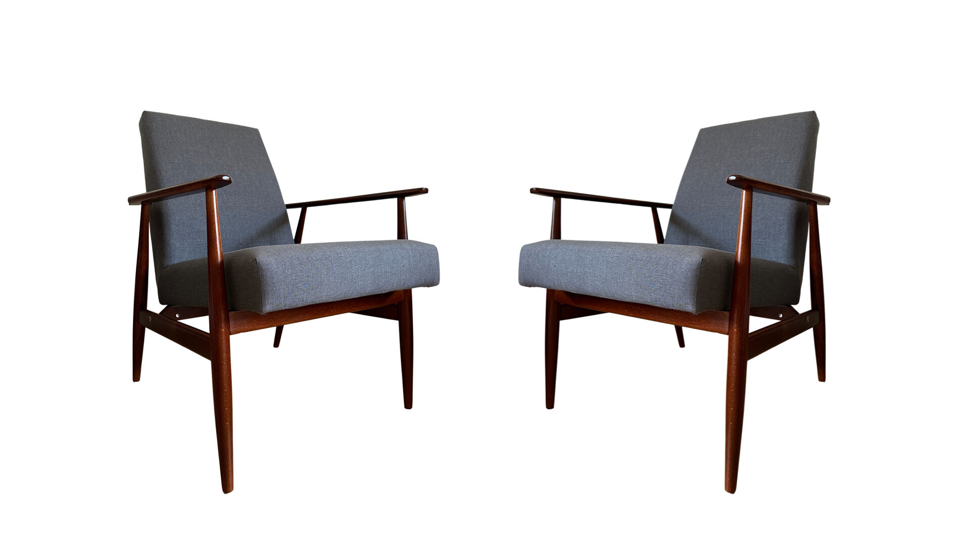 Pair of armchairs by Henryk Lis, Europe, 1960