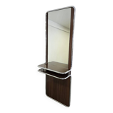 Miroir BAUHAS des années 70 en noyer