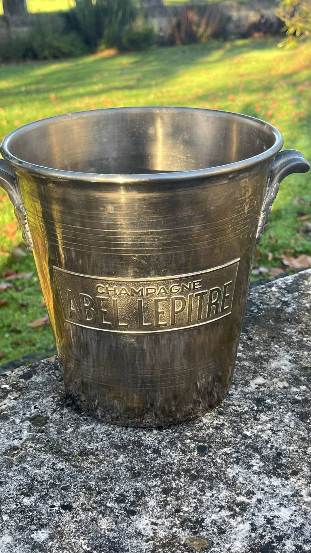 Abel lepitre champagne cooler, vintage french ice bucket