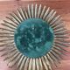 Deknudt convex sun mirror in metal, 70s