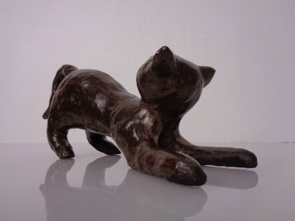Large ceramic cat, Germany, 1960s