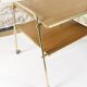 Vintage vinyl holder trolley