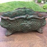 Antique cast iron planter