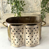 Sheffield style champagne bucket multiple bottles silver plated
