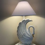 Set of 2 Swan lamps Bassano Italy