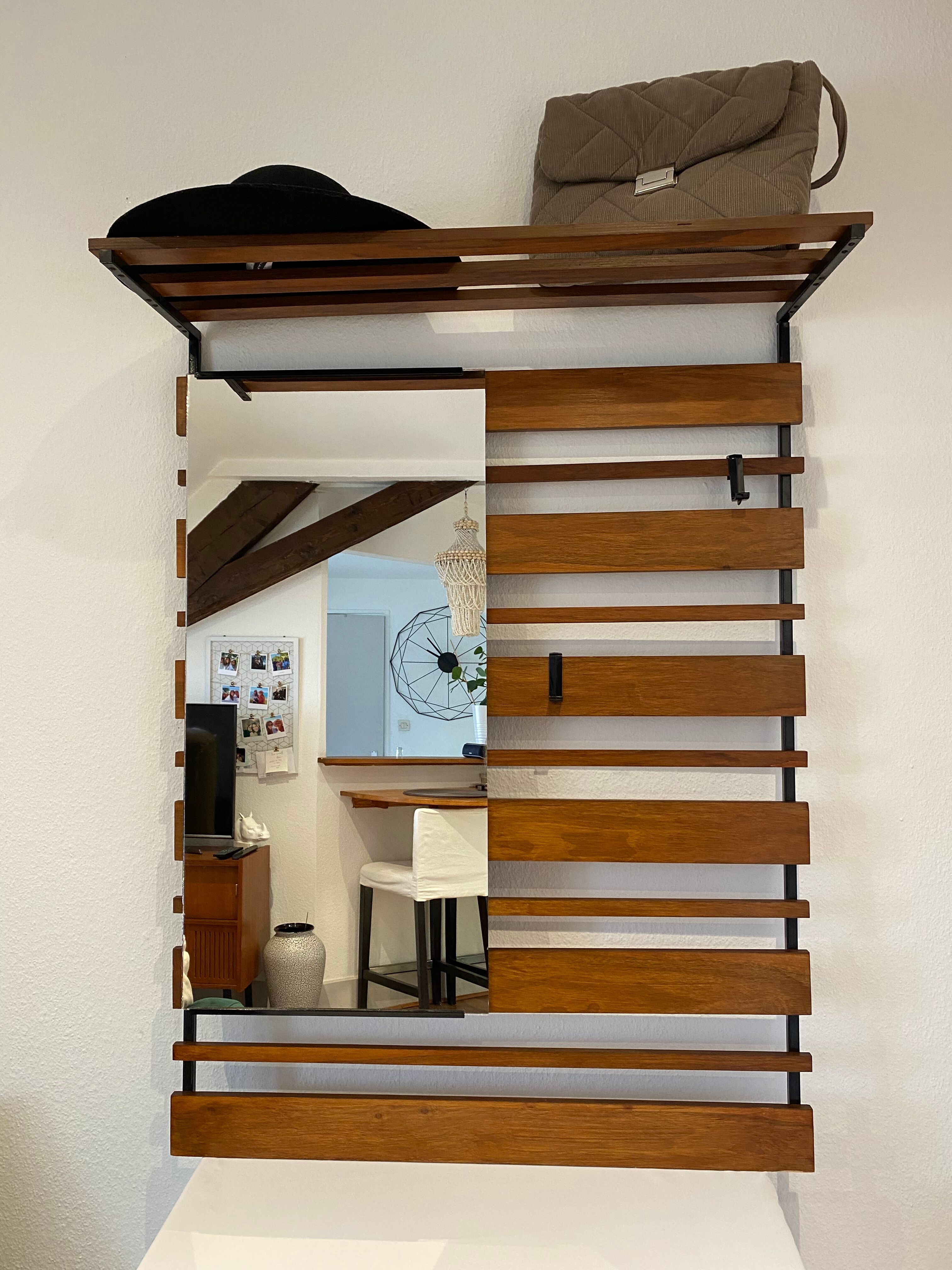 Vintage teak wardrobe