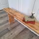 Large antique farmhouse bench in solid wood – 200 cm