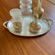 Silver metal tray early twentieth century
