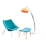 Lampe arc/lampadaire, design années 70 Goffredo Reggiani