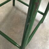 Green military stool
