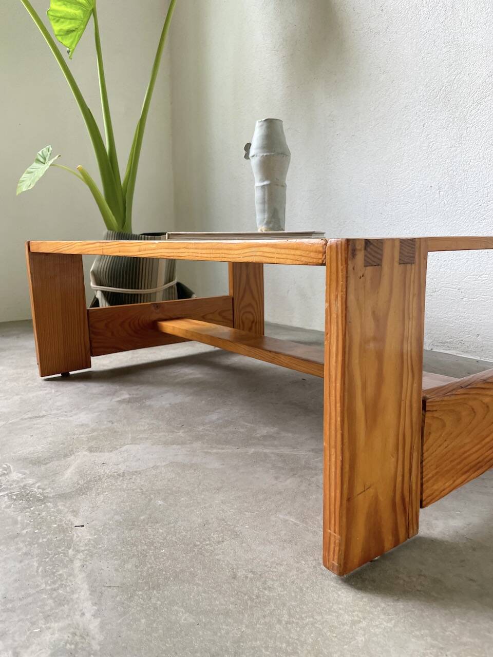 70s pine table regain