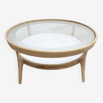 Baumann round coffee table model Dièse 1990