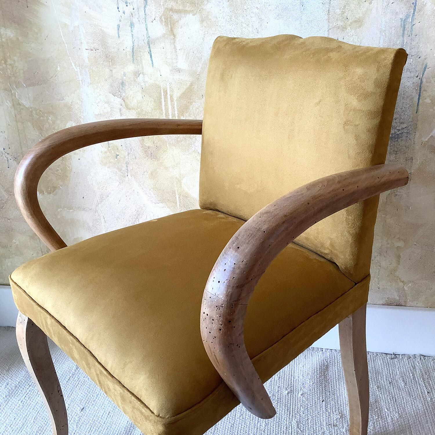 Art-deco bridge armchair