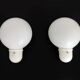 Large pair of vintage Italian wall sconces in the shape of a bulb. NFS