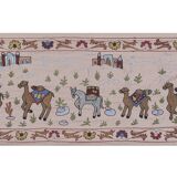 Tapis noué à la main, tapis turc vintage 53x190 cm