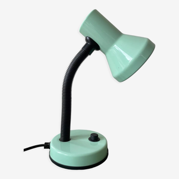 Lampe de bureau couleur céladon vintage années 90