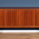 Teak 1960s mid century long Danish sideboard