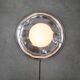 Vintage Metal and Opaline Pendant Lamp