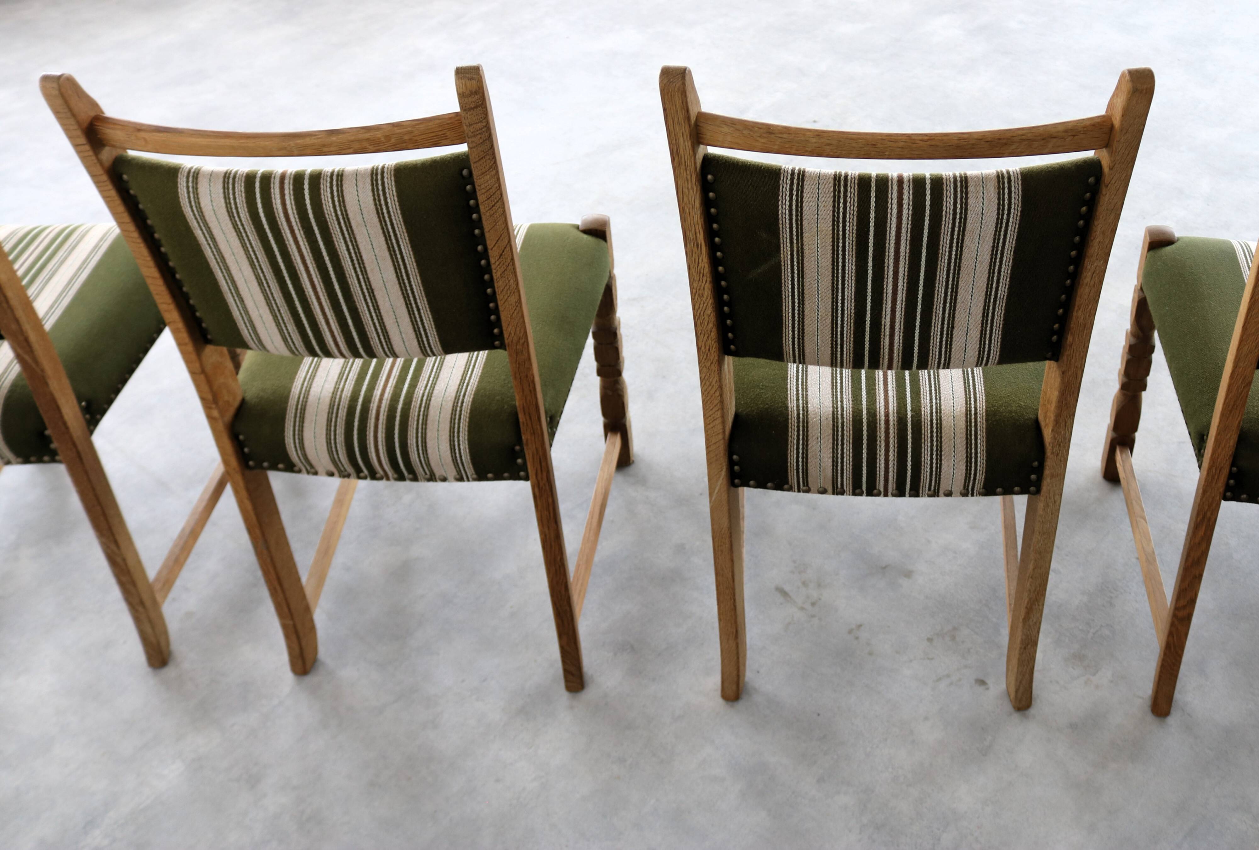 brutalist dining chairs | vintage chairs | 1960s | oak