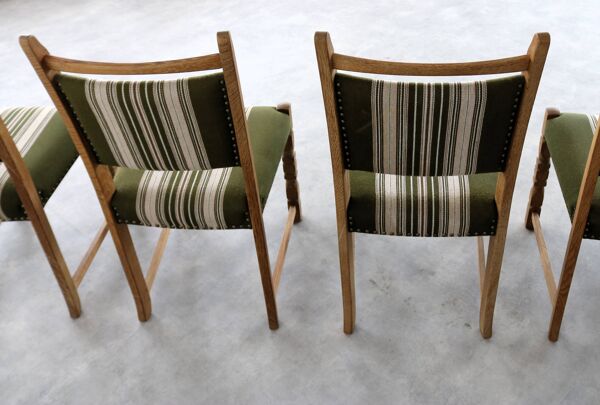 chaises de salle à manger brutalistes   chaises vintage   années 1960   chêne