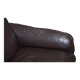 Two-seater Danish leather canapé Mid-Century Modern