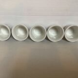 5 coquetiers fleurs roses made in England