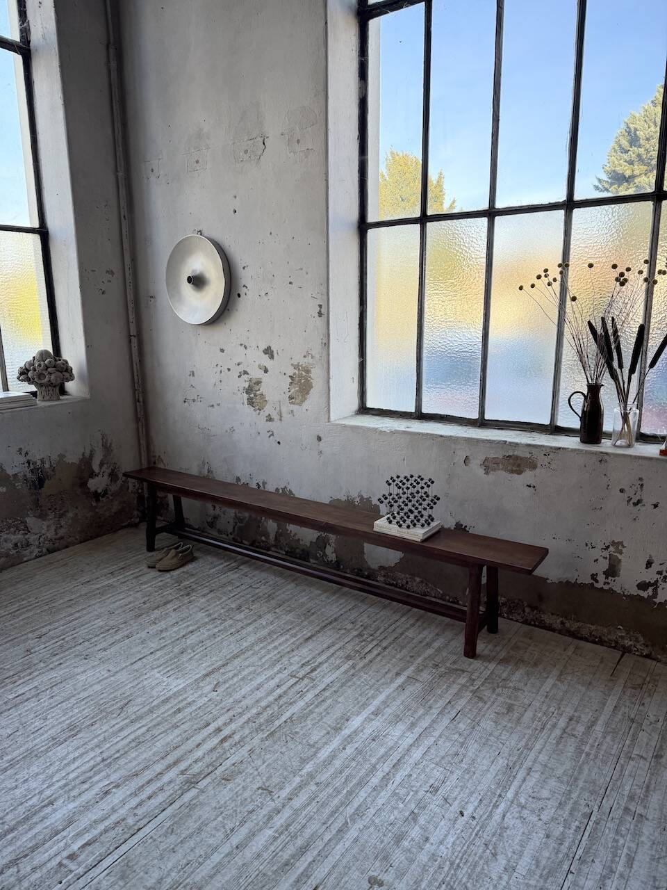 Oak farm bench 250cm