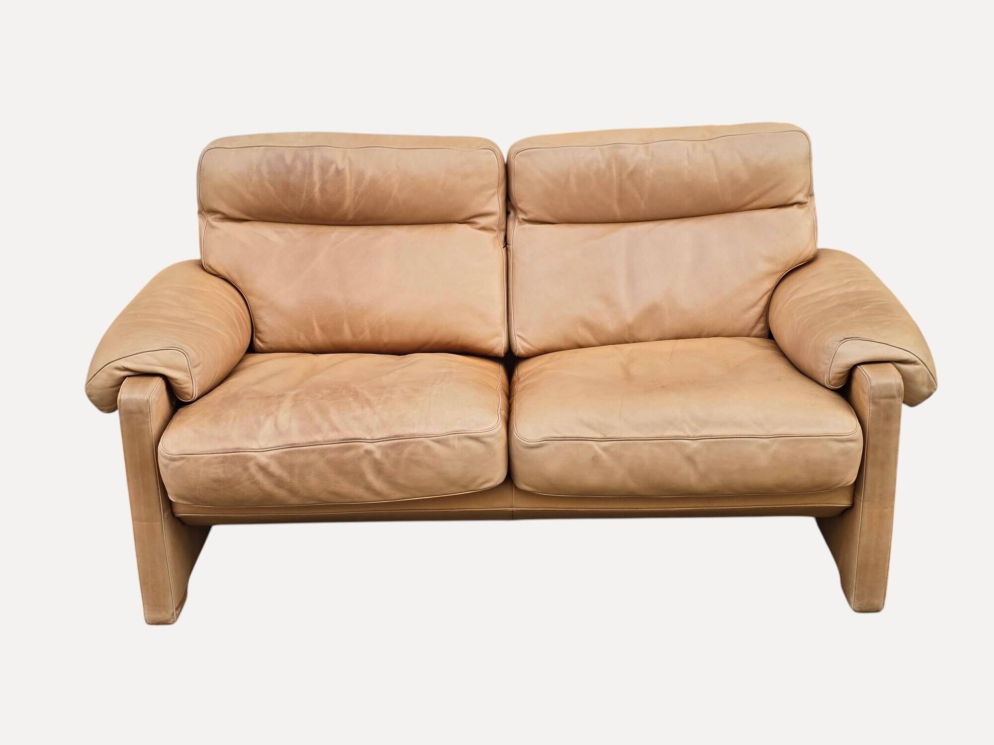 2-seater sofa by Sede DS-70 in leather - vintage - 1980s