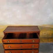 Small Louis XVI period chest of drawers in cherry wood