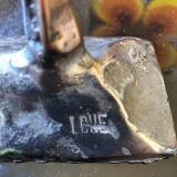 Paper press Bronze sculpture cat signed lohé