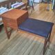 Vintage Scandinavian telephone bench