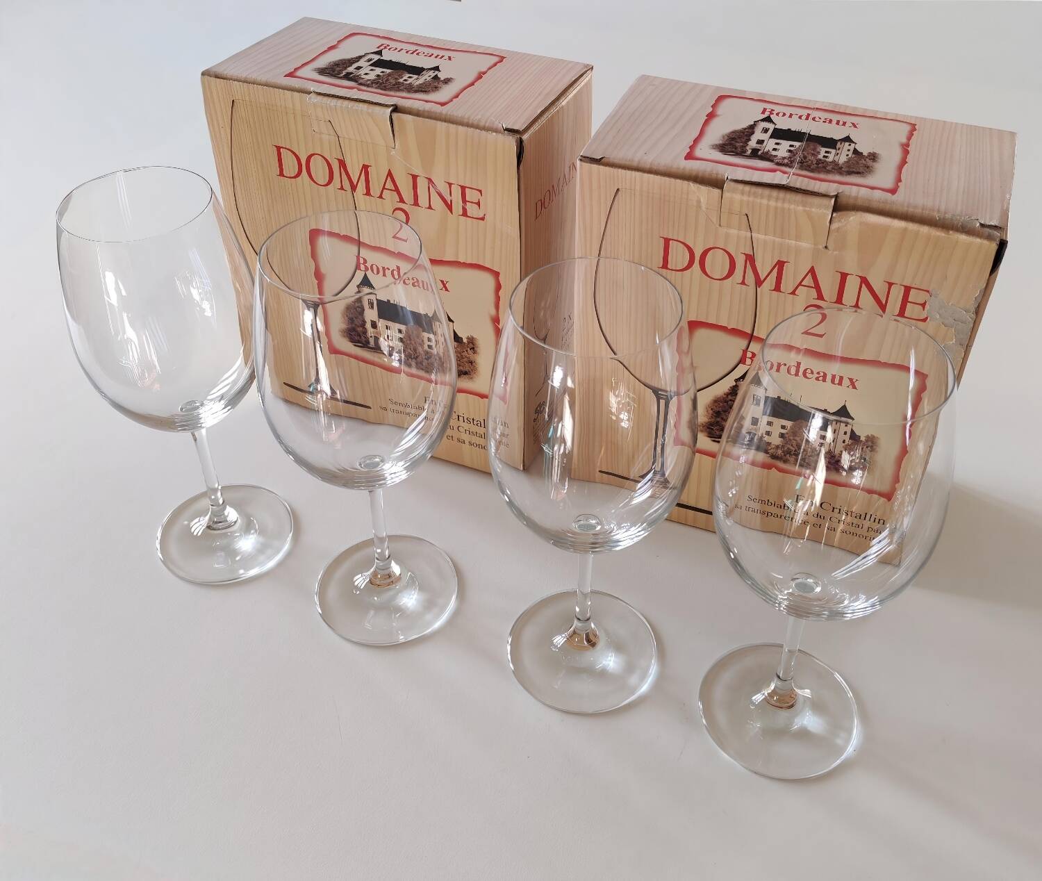 Bordeaux tasting glasses