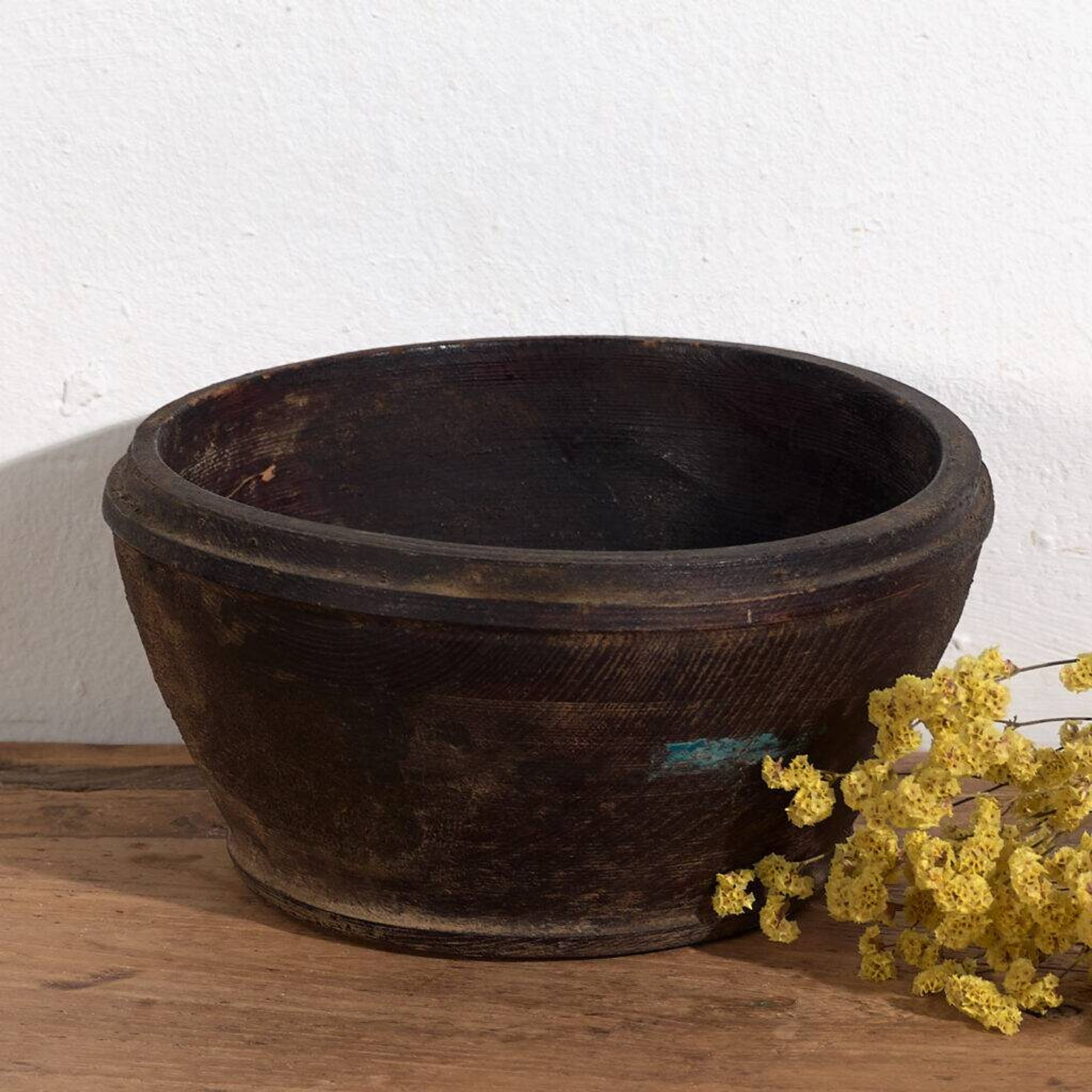 Old dark bowl (c.1900) #37