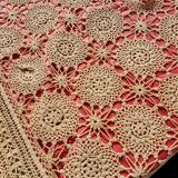 Crochet bedspread