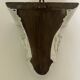 Carved wooden wall bracket