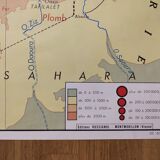 Old Morocco school map
