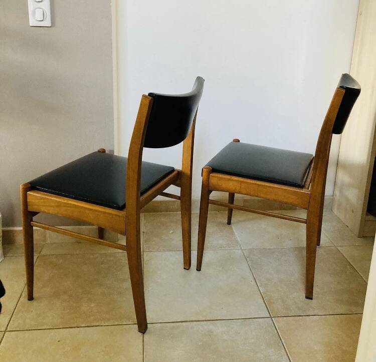 Pair of Scandinavian chairs from the 1960s/70s